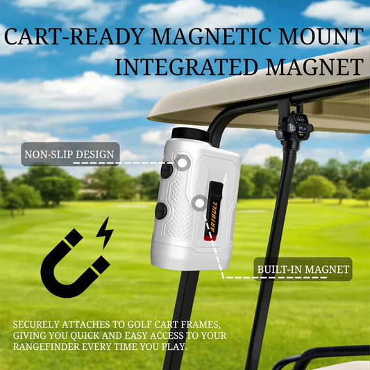 6X Rechargeable Golf Laser Rangefinder 1000m With Slope Flag Lock Magnet And Vibration