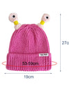 Glowing Little Monster Knit Hat Portable Children Winter Hat Kids for Running Backpacking Skating Camping Outdoor