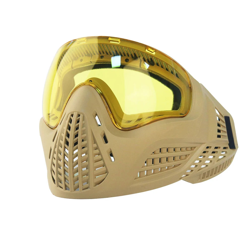 Tactical Phantom Mask with Anti-Fog Goggles Outdoor Airsoft Full Face Mask War Games Hunting Paintball Protective Mask