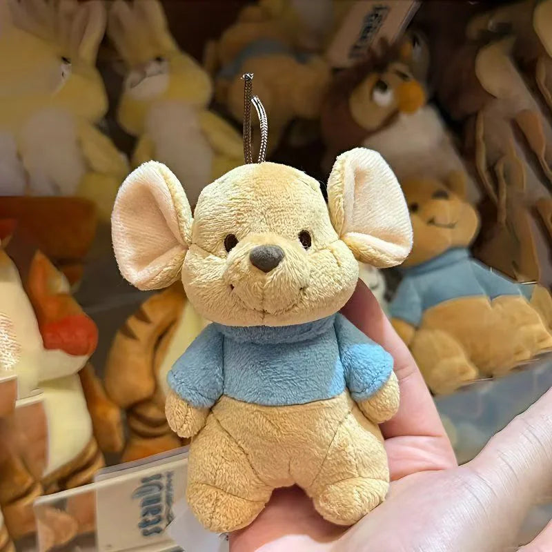 11cm Cute Kangaroo Plush Pendant Soft Stuffed Animal Keychain