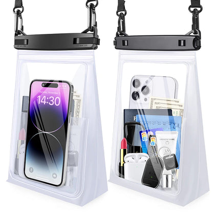 Crossbody Waterproof Phone Bag Pouch For iPhone Large Capacity Swimming Water Proof Case