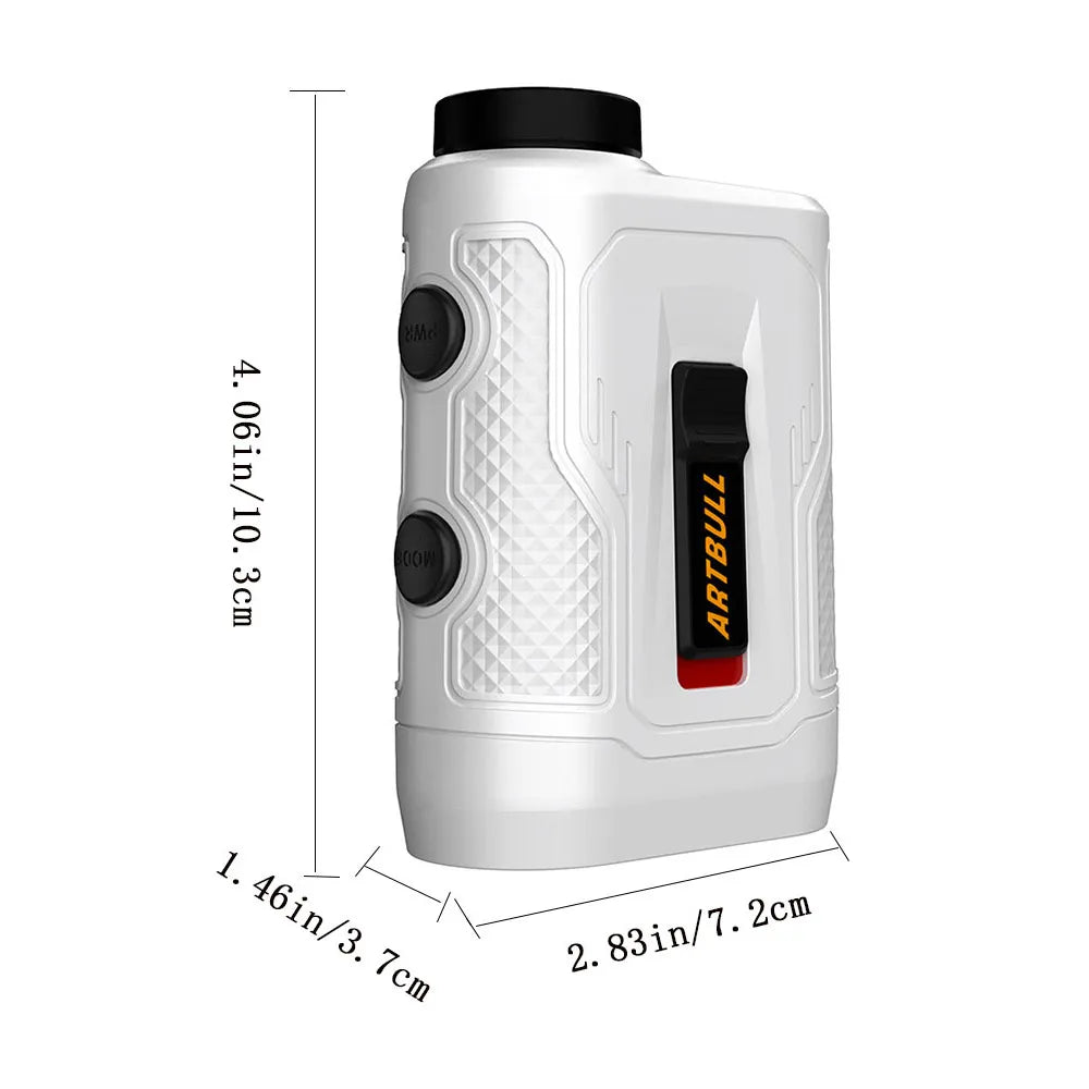 6X Rechargeable Golf Laser Rangefinder 1000m With Slope Flag Lock And Magnet