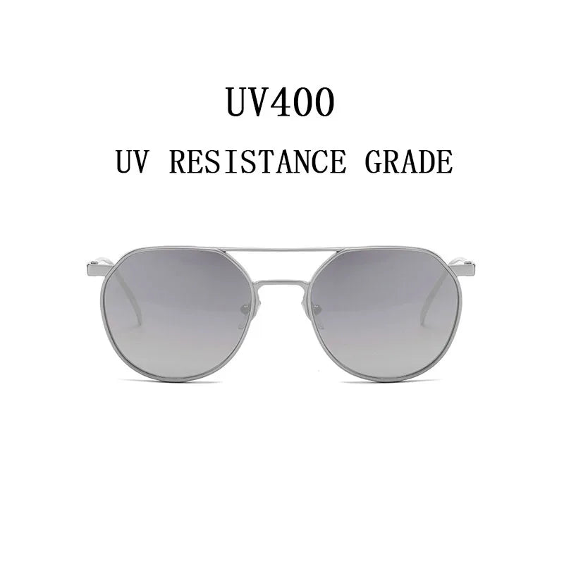 Oval Vintage Sunglasses With UV400 Protection
