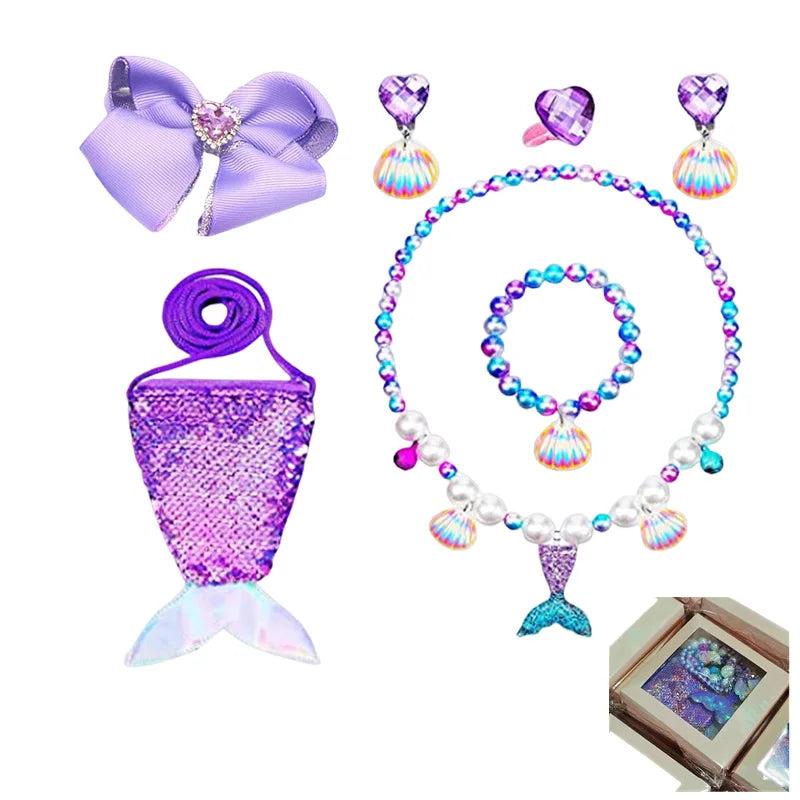 New Girl Dresses Princess Costume Kids Mermaid Cosplay Costume Kids Carnival Birthday Party Prom Costume Party Dresses For girls