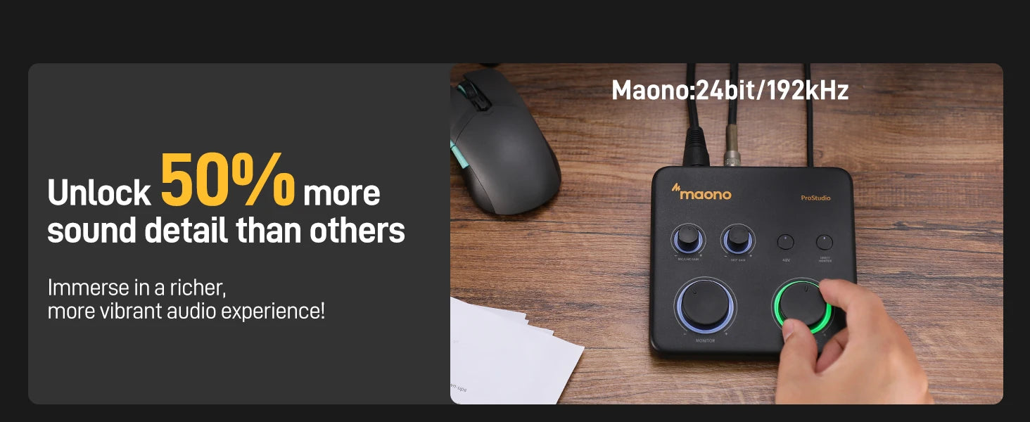 USB Audio Interface for PC,XLR Input 24-bit/192kHz Routing Software LOOPBACK ASIO for Recording Music,Guitar,DAW PS22 Lite