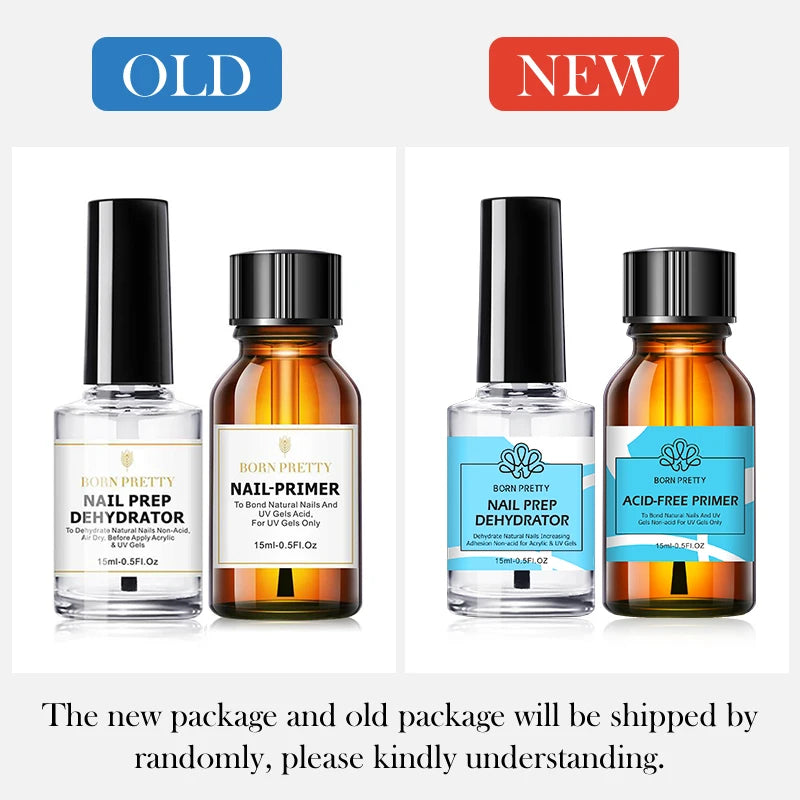 15ml Nail Primer Nail Prep Dehydrate Base Top Coat Gel Nail Polish No Need Of UV LED Lamp Nail Art Varnish Manicure