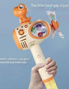 Fully Automatic Electric Dinosaur Bubble Machine Gear Linked Windmill Sound And Light Machine Space Astronaut Blow Bubbles
