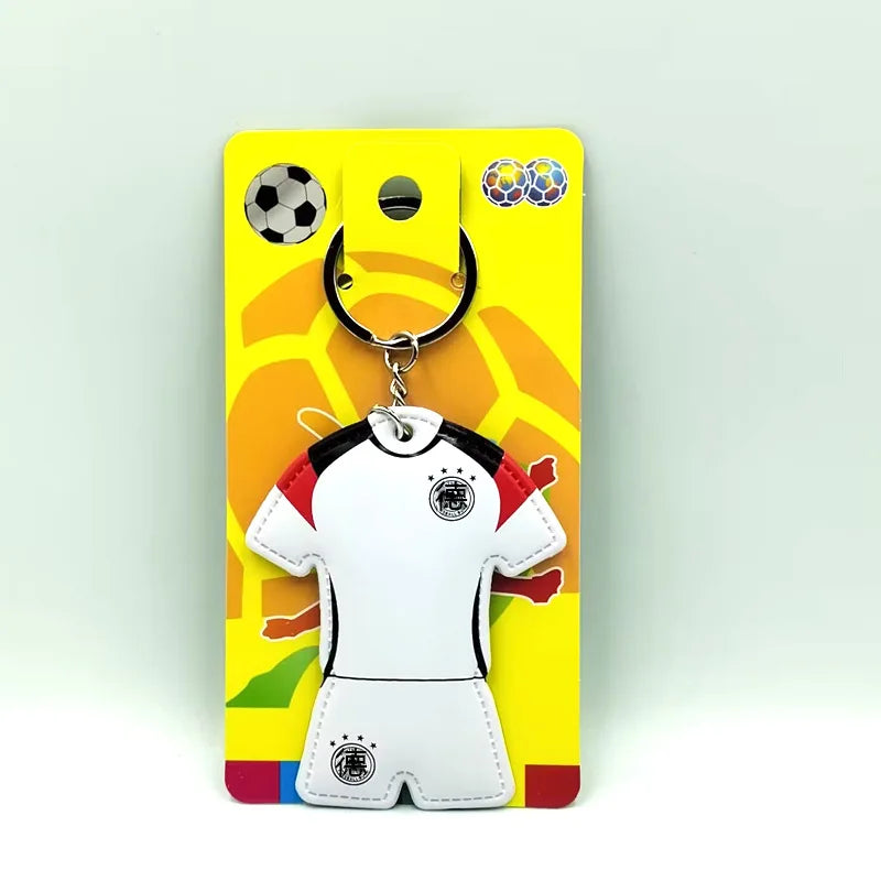 Football Jersey Keychain Soccer Team Shirt Bag Charm Sports Souvenir