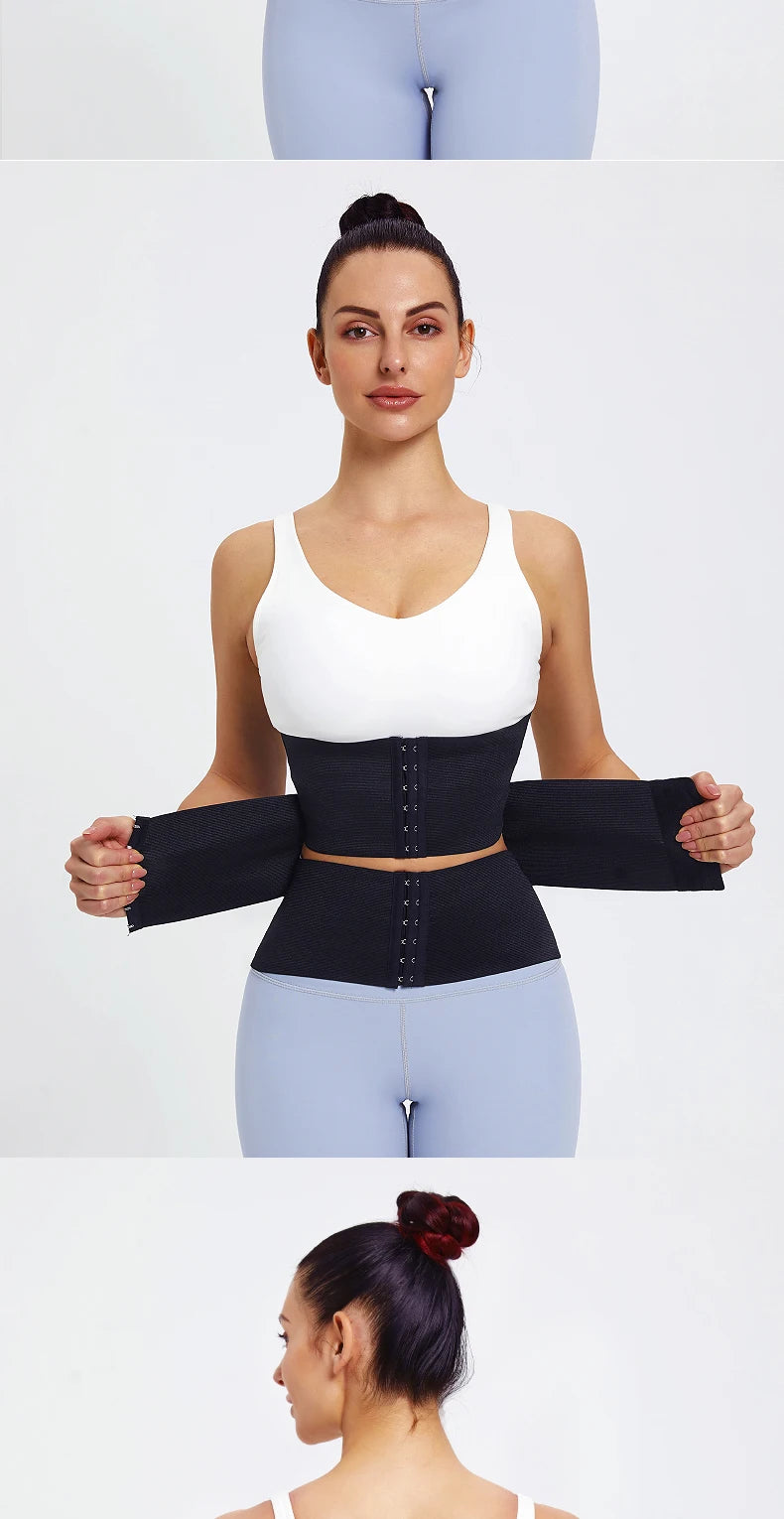 Women's Waist Trainer Corset – Tummy Wrap Shapewear Belt for Slimming & Postpartum Support
