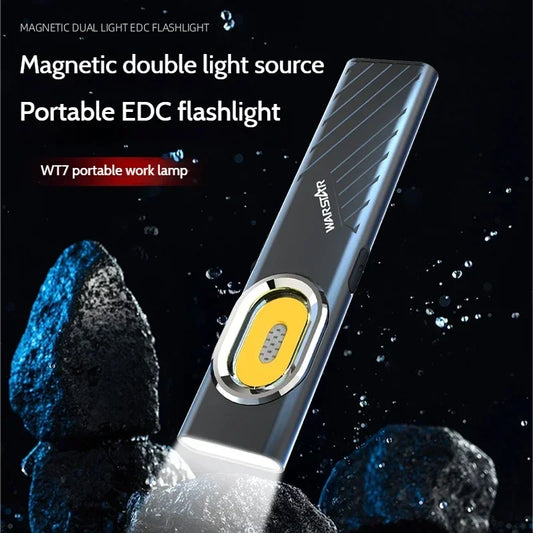 T7 LED Flashlight Rechargeable Mini Portable Torch Waterproof Outdoor Strong Light Lamp