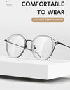 Ultra-light Fashion Flexible TR90 Eyewear Men Retro Round Decorative Optical Prescription Eyeglasses Frame