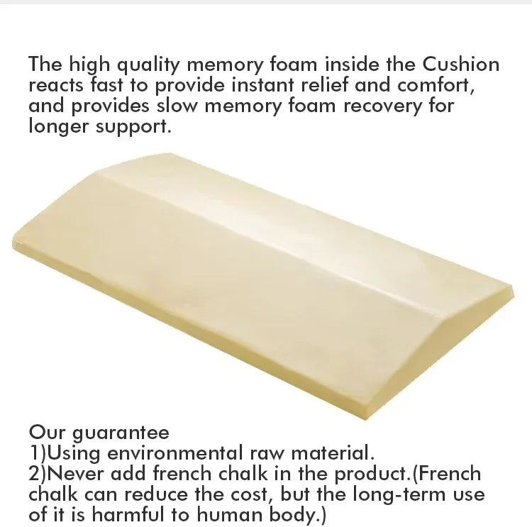 Lumbar Support Pillow, Back Support Memory Foam Pillow For Sleeping In Bed Waist Support Cushion For Lower Back Pain Relief