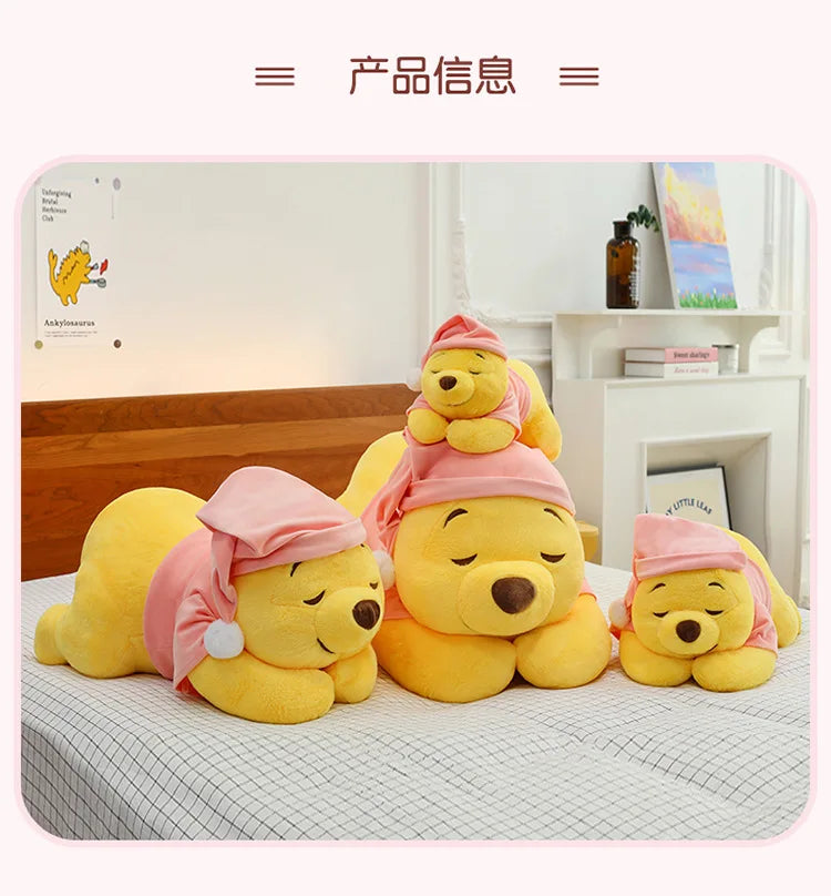 Winnie The Pooh Sleeping Plush Toy 37cm
