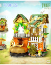 Diamond Mini Street Snow White Princess Fairy Tale House Building Blocks Bricks Toys for Children Xmas Gifts 1225 1226