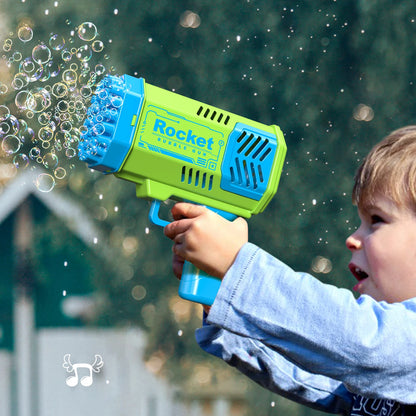 Bubble machine with 40 holes for making romantic wedding outdoor gifts, children's toys (excluding bubble solution and battery)