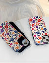 Flower Flora Green Leafs 2 in 1 Phone Case for iPhone 16 15 Pro Max 16 Plus Double Deck Shockproof Protective Cover