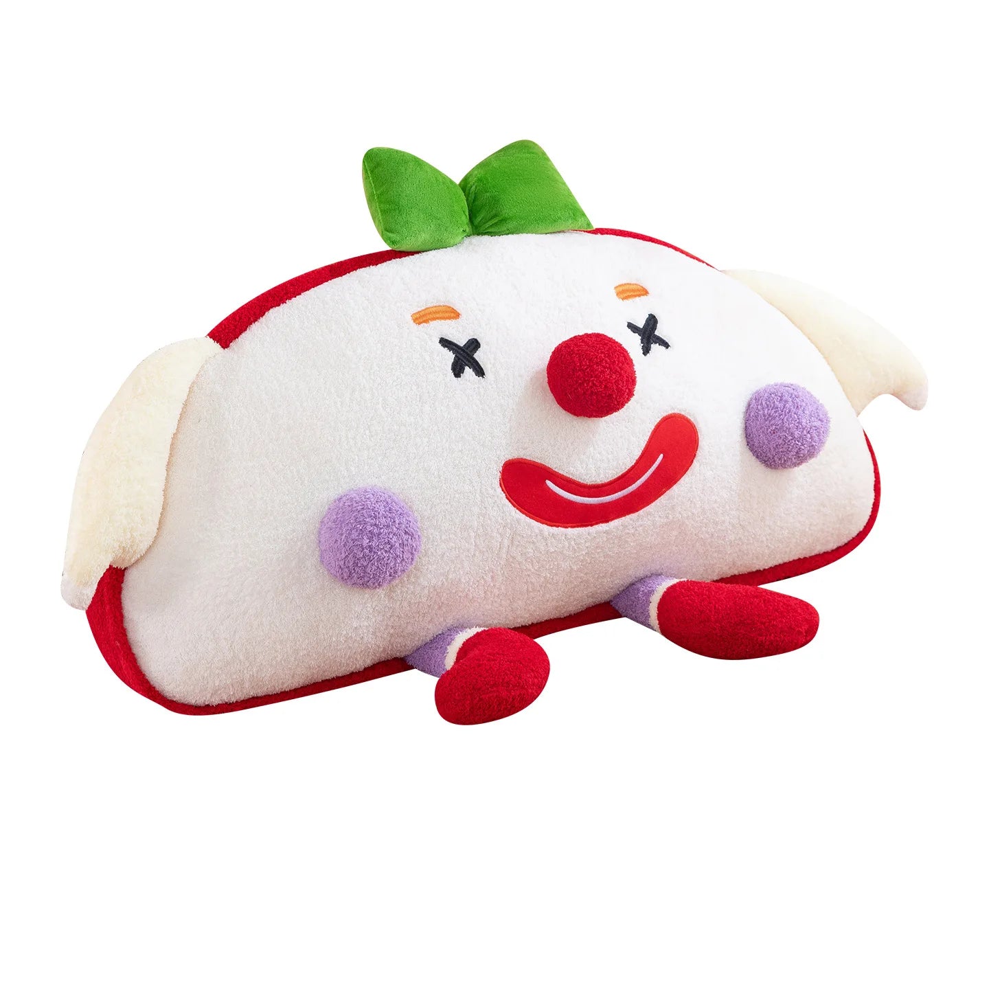 Cute Toast Clown Plush Toy Soft Bread Pillow