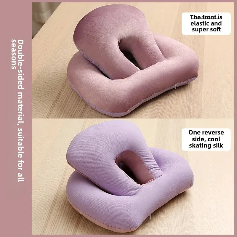 Officer Ice Silk Nap Pillow Pillow Style Summer Student Face down Sleep Pillow Office Nap Aid Soft Comfortable Home Goods