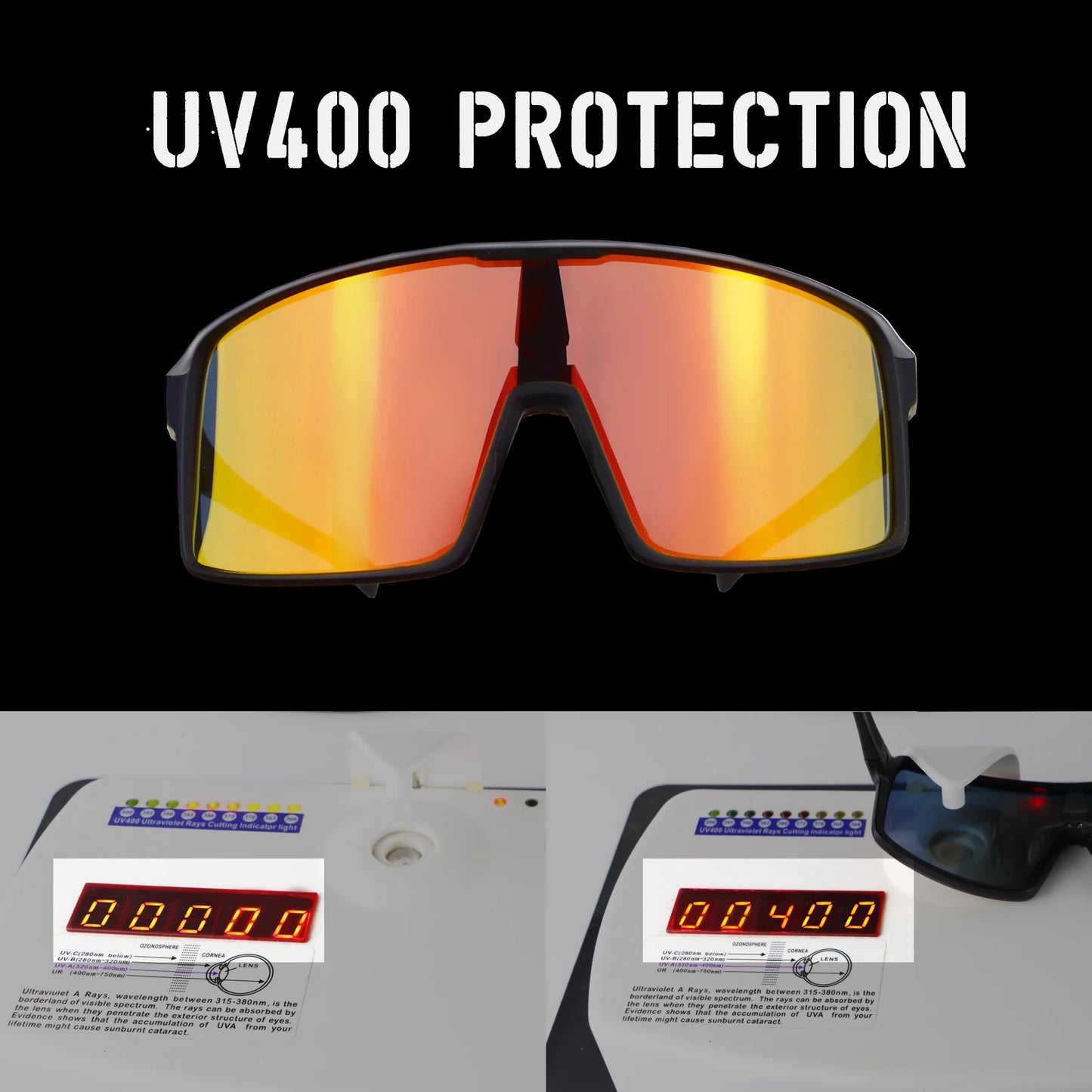 Photochromic Cycling Sunglasses UV400 Mountain Bike Eyewear