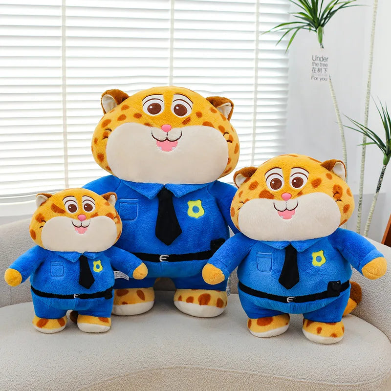 Hot 60cm Cute Kawaii Clawhauser Plush Toy Zootopia Stuffed Doll Soft Pillow Kids Birthday Xmas Gift Soft Animal Doll Play