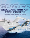 KF603 RC Glider 2.4G Radio Control Aircraft Sea And Air RC Plane EPP Foam Water Land Flying Airplane Toys