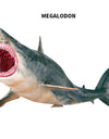 1pc Large Mosasaurus Megalodon Shark Dinosaur Figures Realistic Model Marine Animal Life Toy for Collection Party Favor Kid Gift
