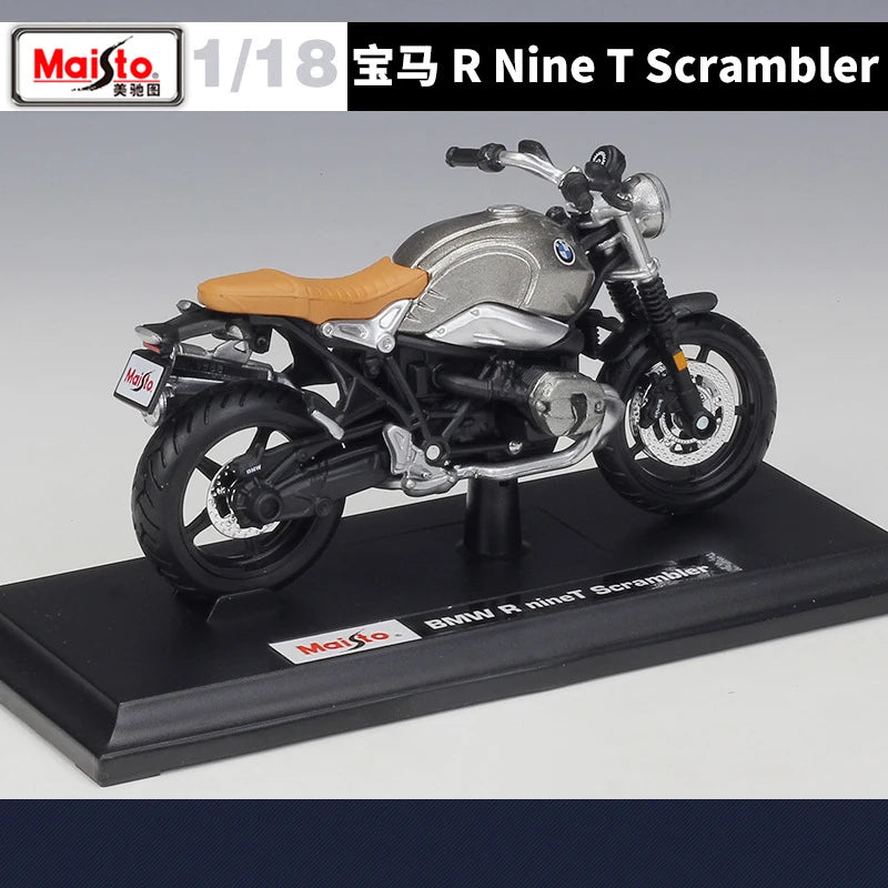 1 18 Scale BMW R Nine T Scrambler Diecast Motorcycle Model