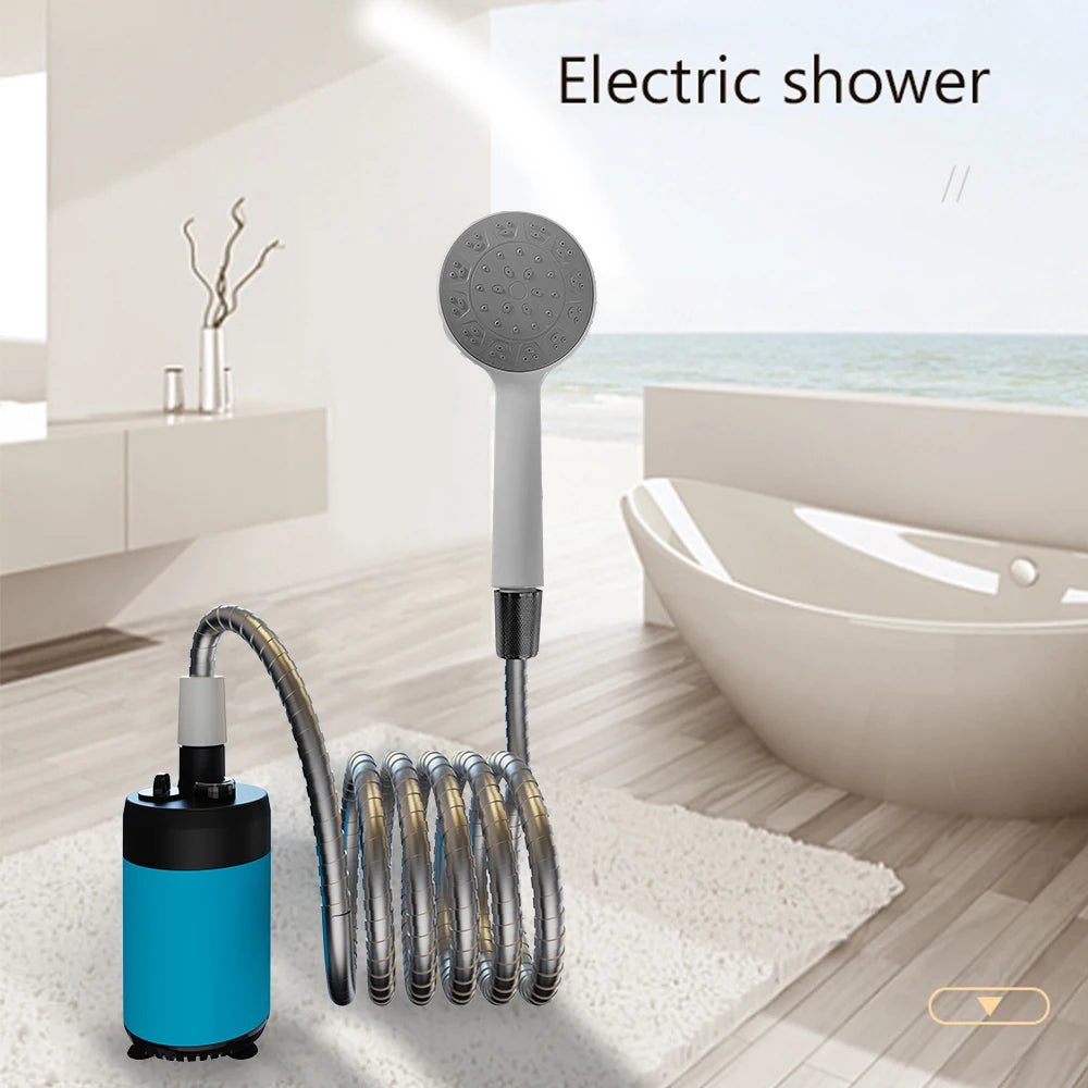 Rechargeable Handheld Electric Camping Shower Set
