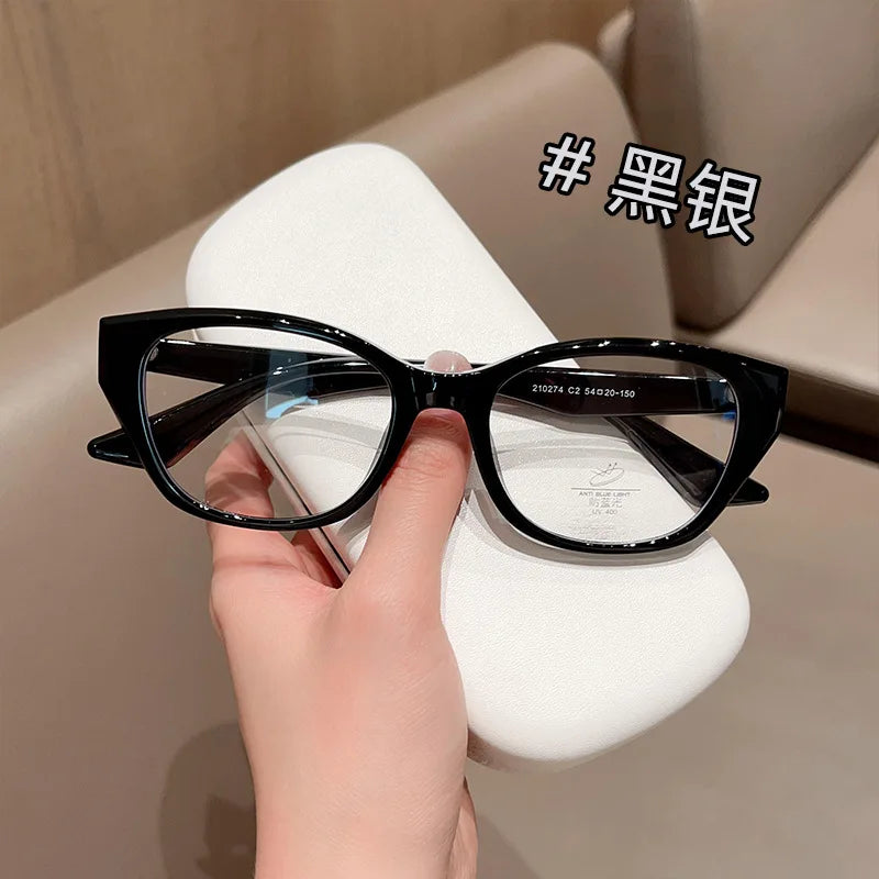 Retro Cat Eye Butterfly Eyewear Ultra light TR90 Spectacle Optical Prescription Frames Specs For Women