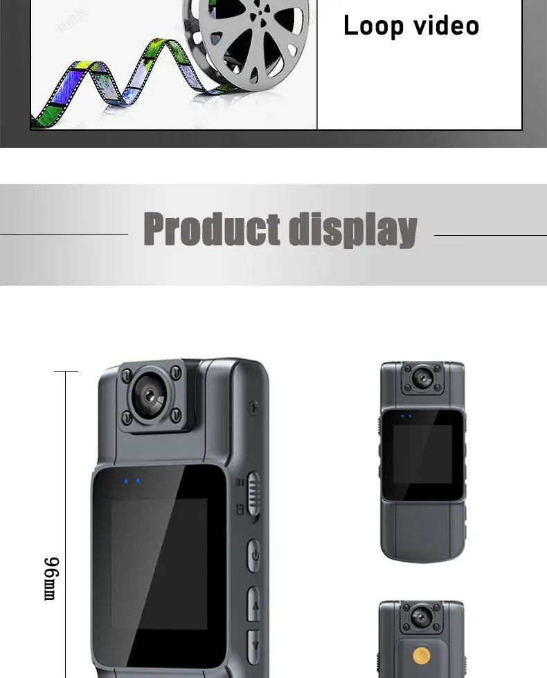 1080P HD Mini Camera Portable Digital Video Recorder BodyCam Infrared Night Vision Police Cam Small Bike Camcorder