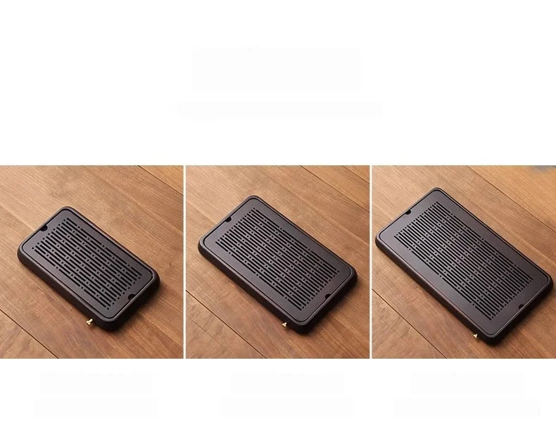 Home And Kitchen Wooden Tray Rectangle Bamboo Tea Tray For Chaban Tea Table Coffee And Tea Tools  Decorative Tray