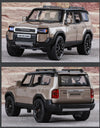 1/32 PRADO Land Cruiser Alloy Car Model Diecast Metal Off-road Vehicle Car Model Simulation Sound and Light Toy Gift
