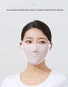Breathable Sun Protection Face Mask For Men Women High Aesthetic Value Ice Silk Full Face Summer Sunshade Uv Protection