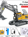 RC Remote Control Toys Cars Excavator Bulldozer Dump Truck 2.4G High Tech Vehicle Engineering Cars Model For Boys Birthday Gifts