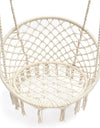 Nordic Style Hammock Chair Tassels Dreamy Round Hanging Chair Cotton Rope Macrame Swing Chairs