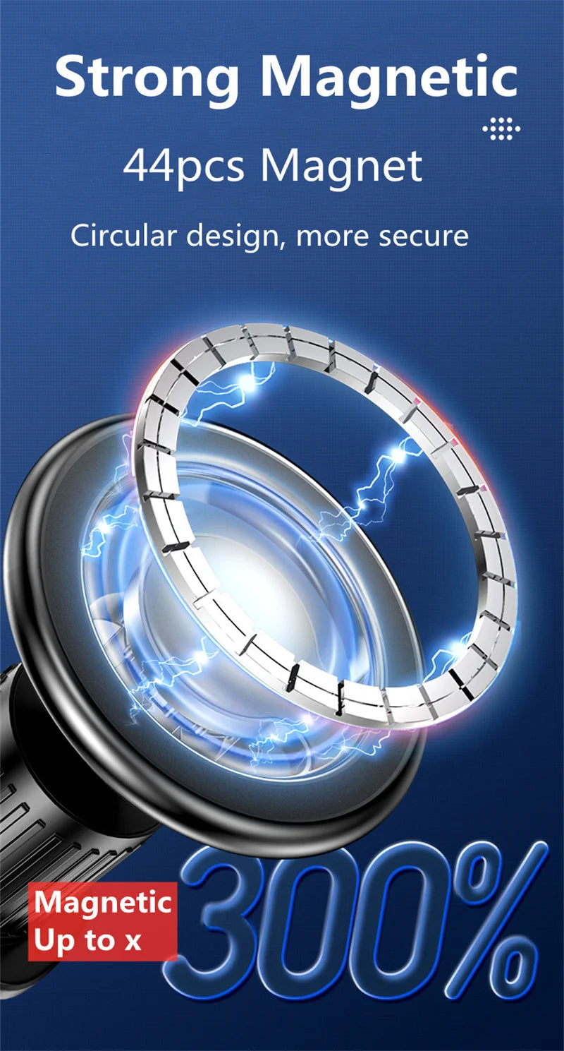 Car Phone Holder Stand Car Mount Support Mobile Bracket in Car For Macsafe iPhone 15 14 13 12 Samsung Xiaomi