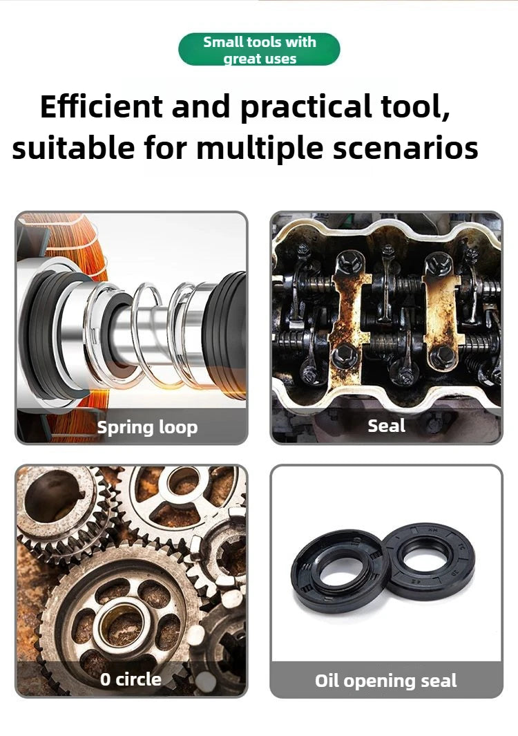 Car Auto Vehicle Oil Seal Screwdrivers Set O-Ring Seal Gasket Puller Remover Pick Hooks Tools Sealing Repair Tools 16cm 4Pcs