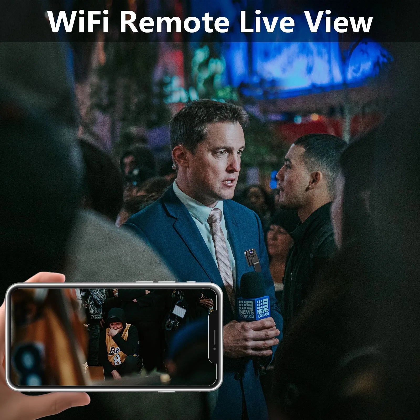 With Wifi Body Mini Camera Portable Small Digital Video Recorder  BodyCam Infrared Night Vision Miniature Camcorder