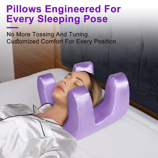 Face Pillow Memory Foam Face Relaxed Beauty Sleep Wrinkle Prevention Anti Aging Anti Wrinkle Beauty Bed Pillow