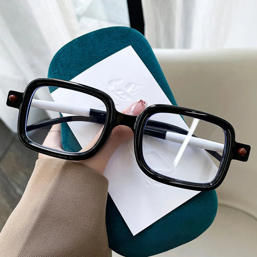 Retro Reading Glasses Fashion Square Presbyopia Hyperopia Eyeglasses Women Man Trendy Eyewear +1.0 +1.5 +2.0 +3.0 +3.5 +4.0