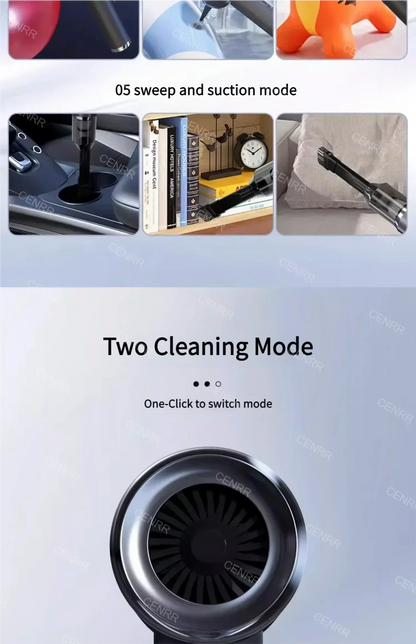 Car Vacuum Cleaner Strong Suction Powerful Cordless Vacuum Cleaner High Suction Wireless Vacuum Cleaner Cleaning Machine