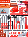 Kids Toolbox Kit Educational Toys Simulation Repair Tools Toys Drill Plastic Game Learning Engineering Puzzle Toys Gifts For Boy