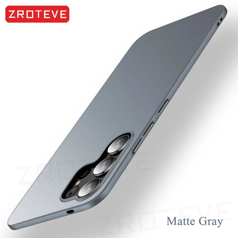 Zroteve Slim Matte Hard PC Case for Samsung Galaxy S26 Ultra / S25 Edge / S24 / S23 – Lightweight Protective Cover