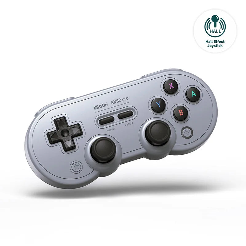 Wireless Bluetooth Gaming Controller with Hall Effect Joysticks for Nintendo Switch and PC