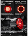 ROAD TO SKY Bicycle Taillight Smart Brake Vibrate Sensing Bike Rear Light Waterproof Type-C MTB Road Cycling Tail Light