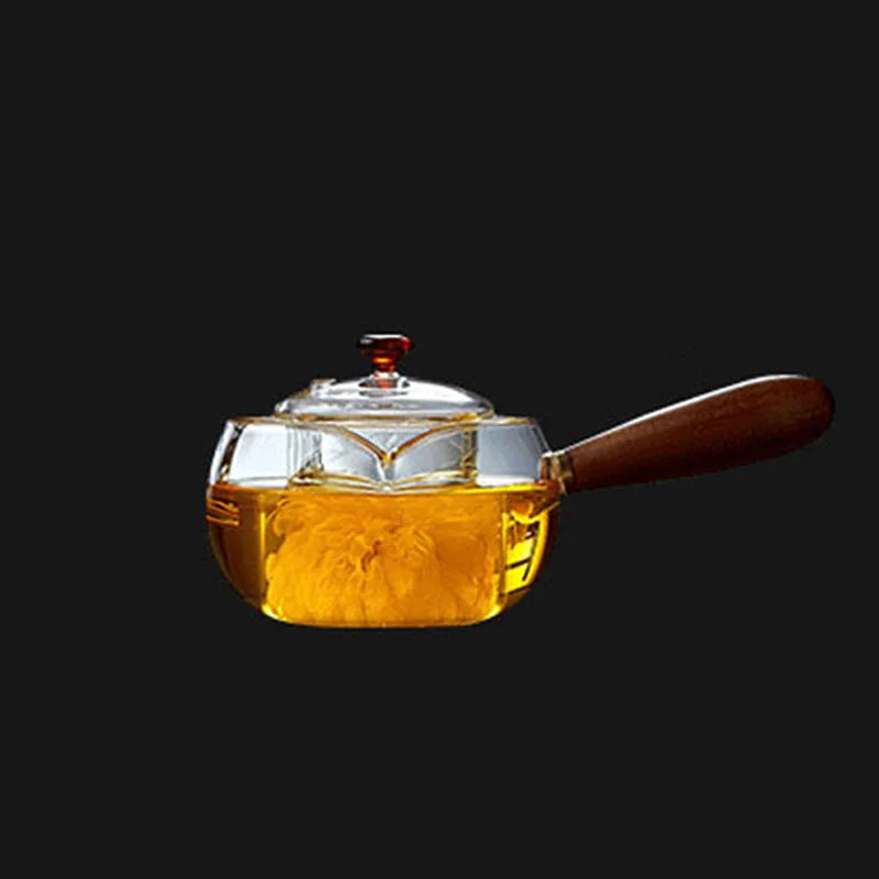 Glass Teapot Regimen Steaming kettle Heatable Borosilicate  with Handle Herbal Flower tea pot Kettle health 300ml/500ml