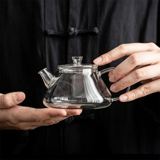 200ml Mini Heat Resistant Glass Teapot with Filter