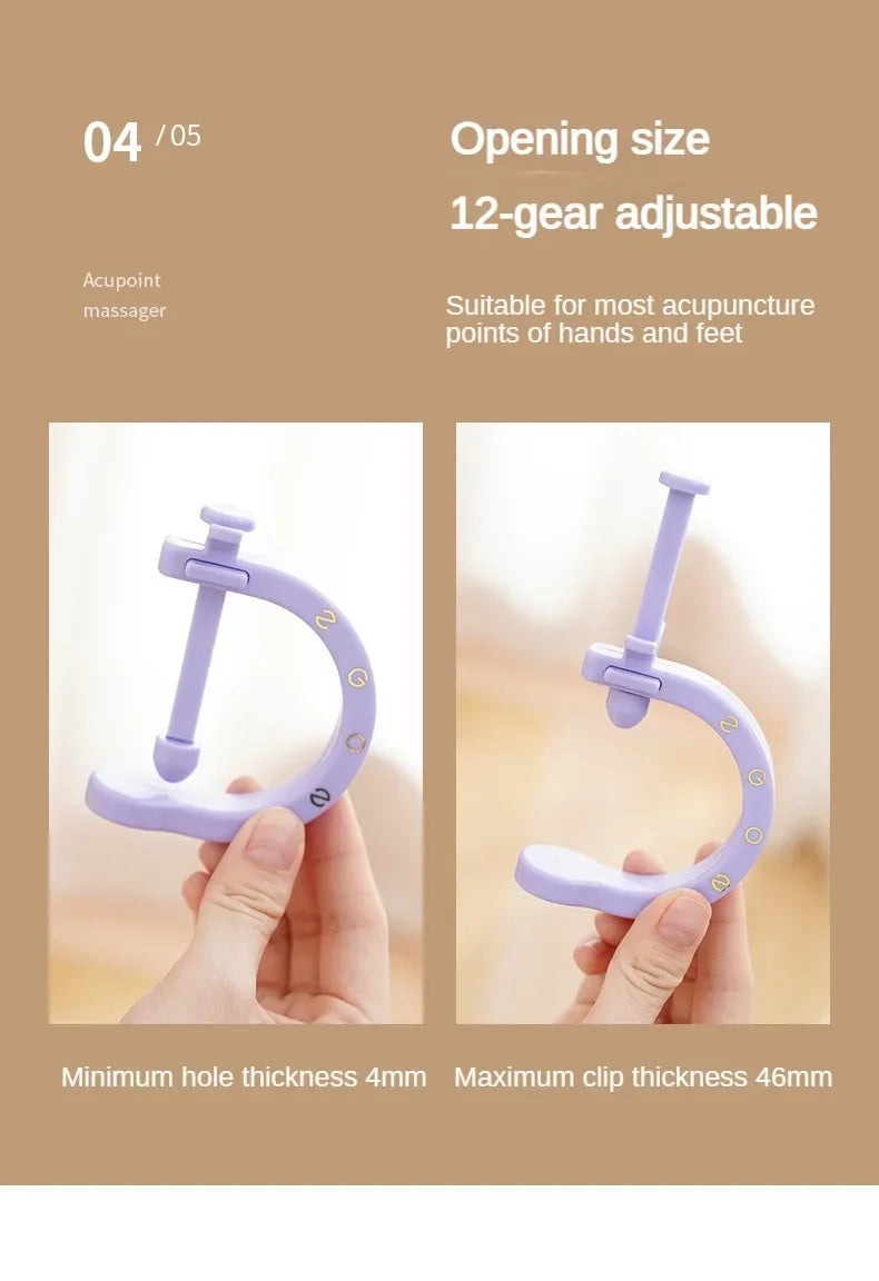 Finger Joint Hand Feet Massager Wearable Acupressure Massager Headache Relief Tension Relief Relieving Head Pain