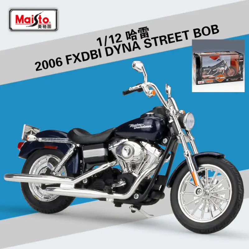 Diecast Harley Street Glide Special 2015 Motorcycle Model 1 to 12 Scale