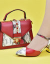 Italian Shoe and Bag Set for Party In Women Luxury Shoes Women Designers Nigerian Women Party Pumps High Heels Ladies